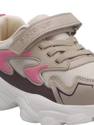 کفش کتانی دخترانه بژ مدل PARIS اسلازنگر تصویر ۱