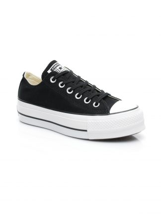 کفش کتانی زنانه مشکی مدل Chuck Taylor All Star Lift کانورس تصویر ۱