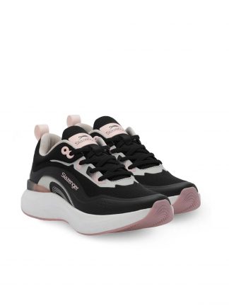 کفش کتانی زنانه مشکی مدل Wera اسلازنگر تصویر ۱