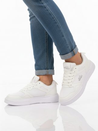 کفش اسپرت زنانه سفید اسلازنگر تصویر ۱