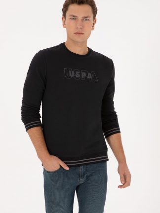 سویشرت مردانه مشکی یو اس پولو