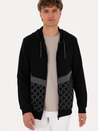 سویشرت مردانه مشکی یو اس پولو