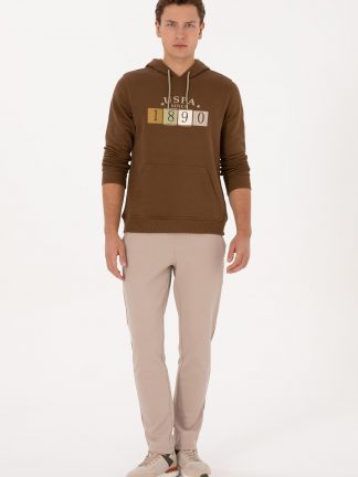 شلوار راحتی مردانه بژ یو اس پولو