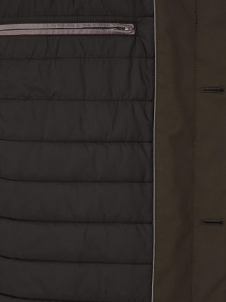 کاپشن مردانه خاکی روشن کاشارل