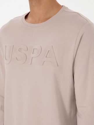 سویشرت مردانه طوسی یو اس پولو