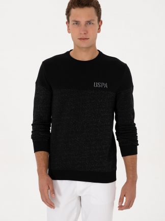 سویشرت مردانه مشکی یو اس پولو