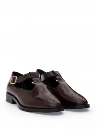 کفش روزمره زنانه زرشکی پیر کاردین