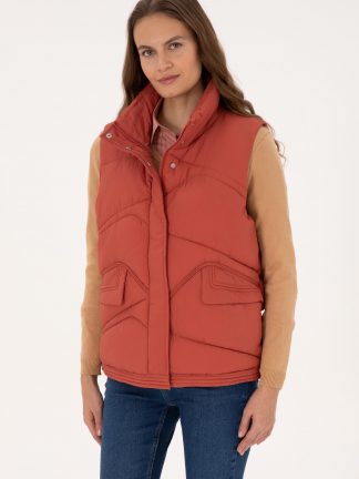 جلیقه زنانه گلبهی یو اس پولو