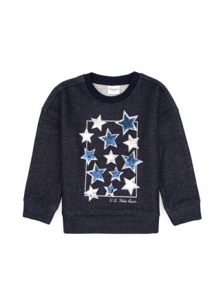 سویشرت دخترانه سرمه ای یو اس پولو