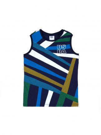 تاپ پسرانه سرمه ای یو اس پولو