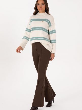 لگینگ زنانه قهوه ای یو اس پولو