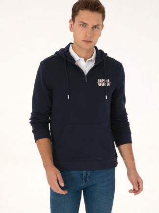 هودی مردانه سرمه ای یو اس پولو