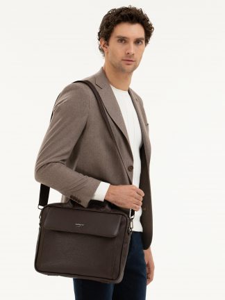کیف مردانه مشکی کاشارل