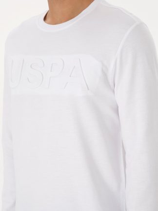 سویشرت مردانه سفید یو اس پولو