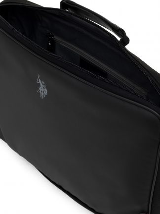 کیف مردانه مشکی یو اس پولو تصویر ۱