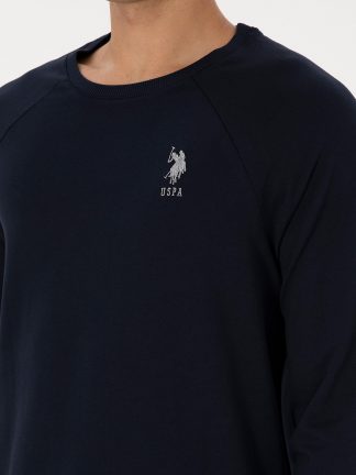 سویشرت مردانه سرمه ای یو اس پولو