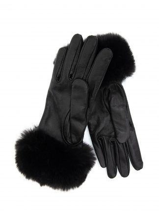 شال کلاه و دستکش زنانه مشکی پیرکاردین