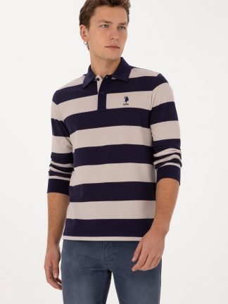 سویشرت مردانه زرشکی یو اس پولو