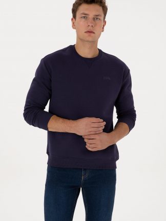 سویشرت مردانه زرشکی یو اس پولو