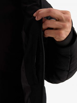 کاپشن مردانه مشکی دفکتو تصویر ۱