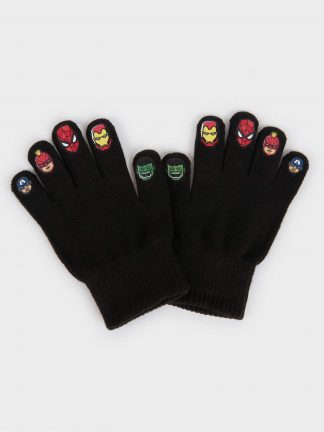 دستکش پسرانه مشکی دفکتو تصویر ۱