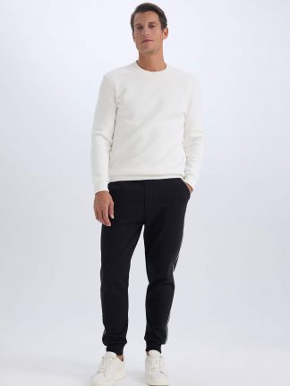 شلوار جاگر مردانه مشکی دفکتو تصویر ۱