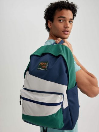 کوله پشتی مردانه سرمه ای دفکتو تصویر ۱