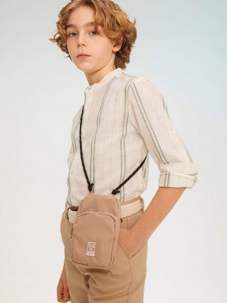 کیف و کوله پشتی پسرانه بژ دفکتو تصویر ۱