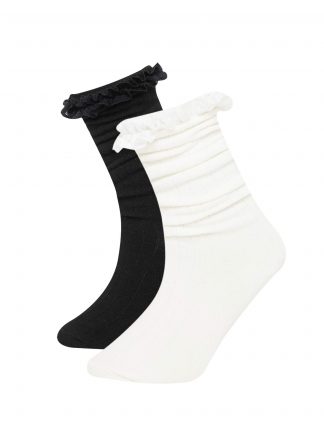 جوراب دخترانه چند رنگ دفکتو تصویر ۱