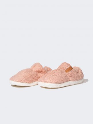 دمپایی روفرشی زنانه صورتی دفکتو