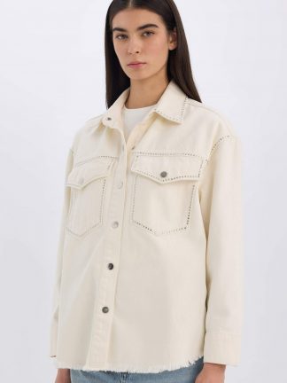 کت زنانه بژ دفکتو تصویر ۱