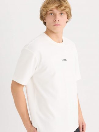 تی شرت مردانه بژ دفکتو تصویر ۱