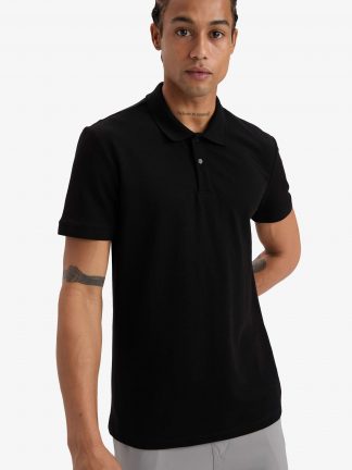 پولوشرت مردانه مشکی دفکتو تصویر ۱