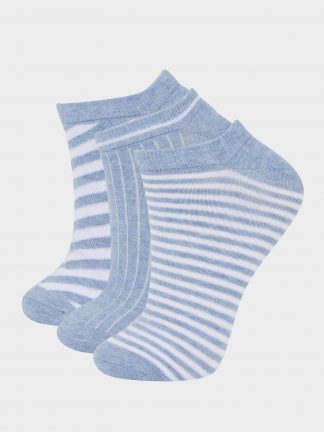 جوراب زنانه سرمه ای دفکتو تصویر ۱