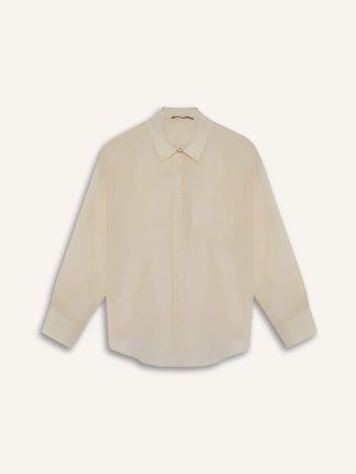 شومیز زنانه بژ دفکتو تصویر ۱