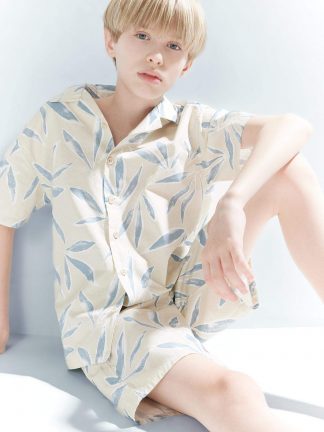 شلوارک پسرانه بژ دفکتو