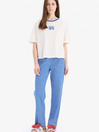 لباس راحتی زنانه آبی دفکتو تصویر ۱