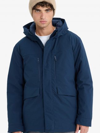 کاپشن مردانه سرمه ای دفکتو تصویر ۱