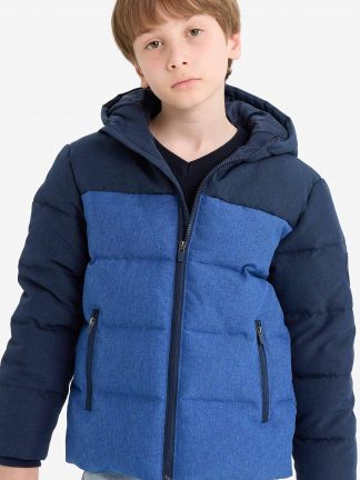 کاپشن پسرانه سرمه ای دفکتو تصویر ۱