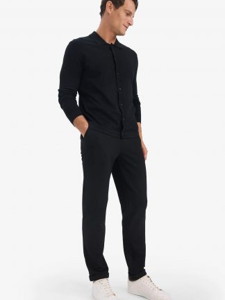 شلوار جاگر مردانه مشکی دفکتو تصویر ۱