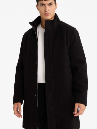 پالتو مردانه مشکی دفکتو تصویر ۱