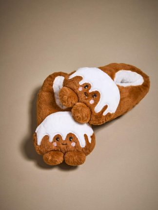 دمپایی روفرشی زنانه قهوه ای دفکتو