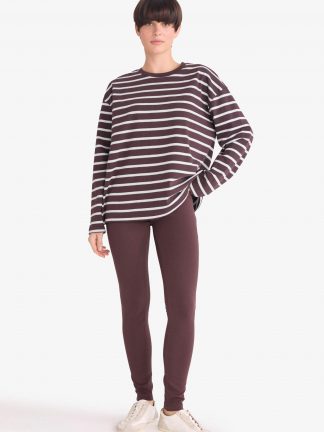 لگینگ زنانه قهوه ای دفکتو تصویر ۱