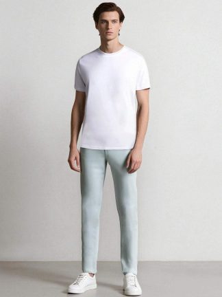 شلوار جین راسته مردانه آبی روشن دفکتو