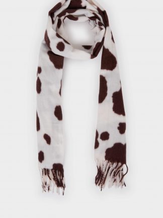 شال بافت زنانه سفید دفکتو تصویر ۱