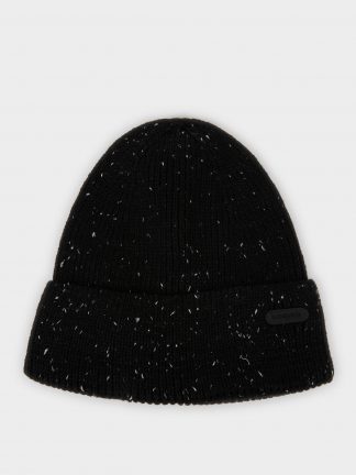 کلاه بافت مردانه مشکی دفکتو تصویر ۱