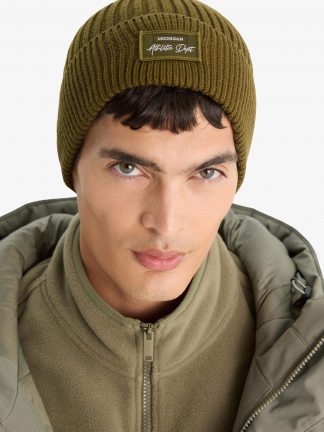 کلاه بافت مردانه خاکی دفکتو تصویر ۱