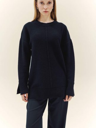 تونیک زنانه سرمه ای دفکتو تصویر ۱