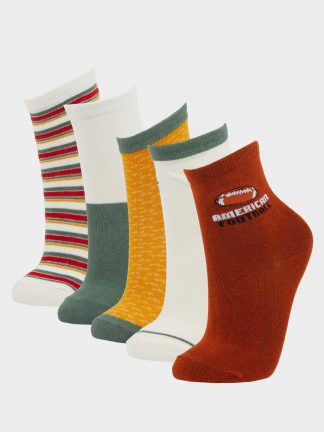 جوراب پسرانه چند رنگ دفکتو تصویر ۱