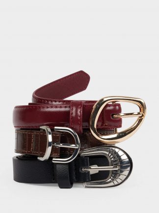 کمربند زنانه چند رنگ دفکتو تصویر ۱